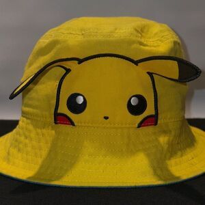 Pokemon Yellow Pikachu Bucket Hat